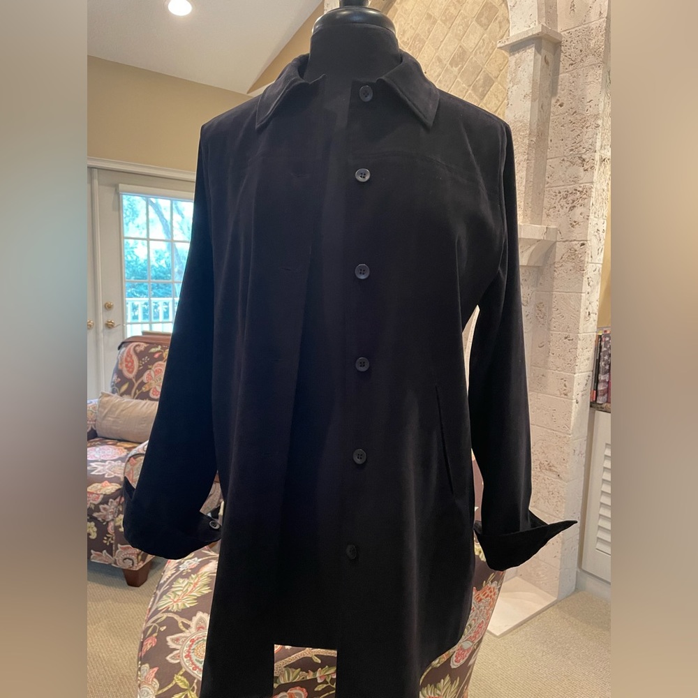 Black Faux Suede Blazer Jacket never used in a great condition.